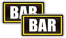 BAR BAR symbol in Rockin' Joker